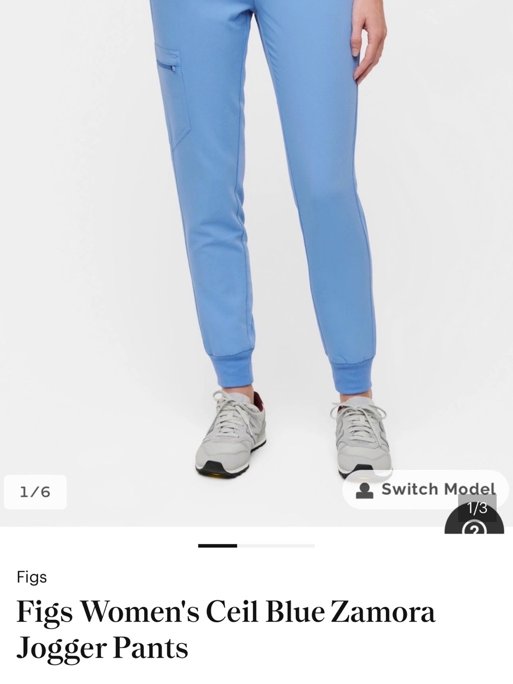 Figs Ceil Blue Jogger Pants
